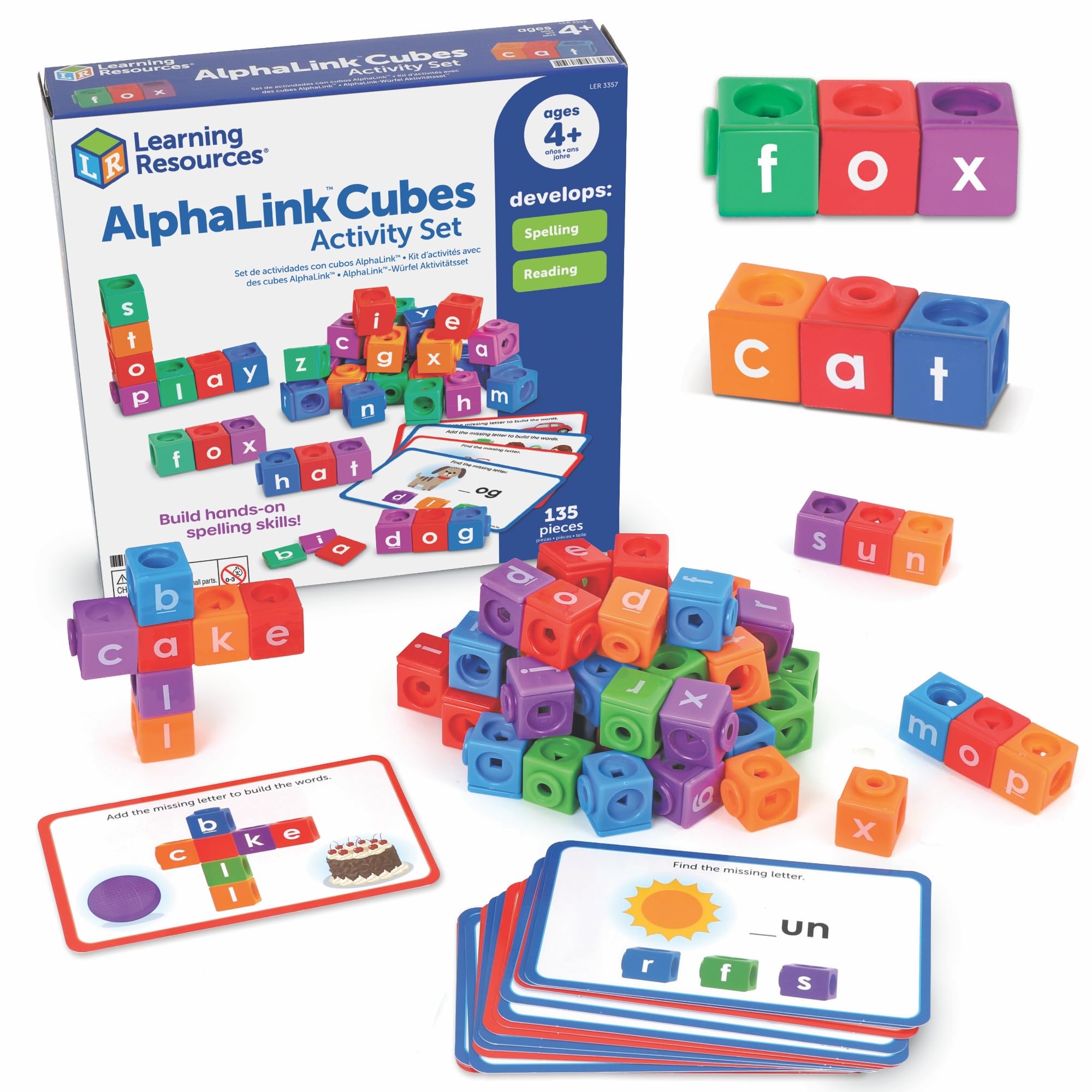 Amazon.co.jp: Learning Resources AlphaLink キューブ アクティビティ